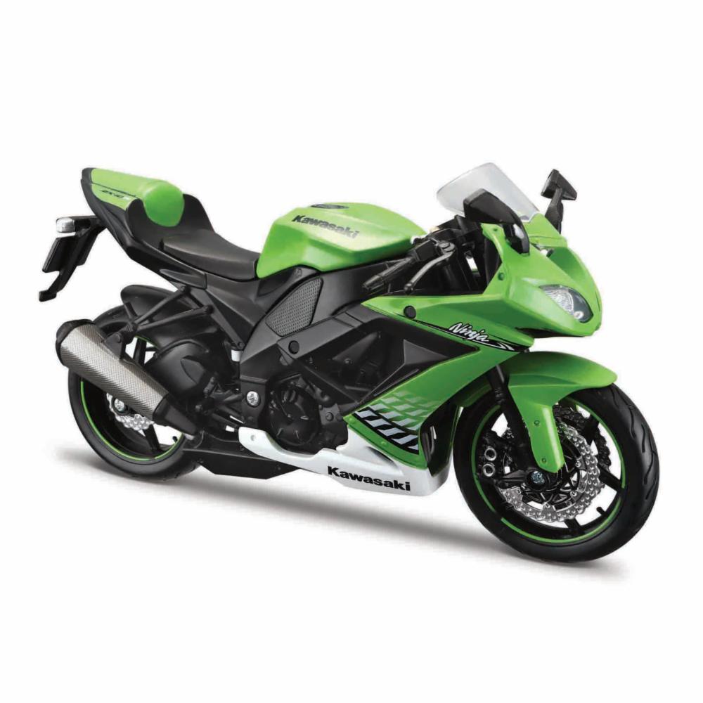 Moto Kawasaki Ninja ZX 10R MAISTO Escala 1:12 Megamaxi