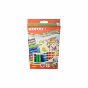 Marcadores Estándar Punta Cónica KORES 1x 10 Piezas