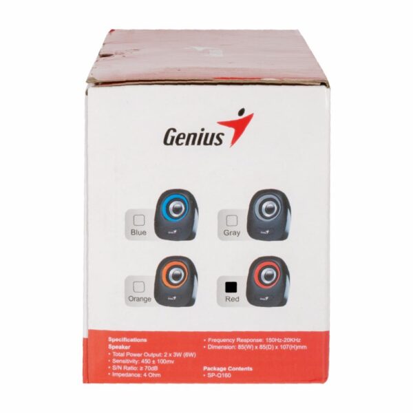 Parlantes SP-Q160 USB GENIUS Rojo - Imagen 6