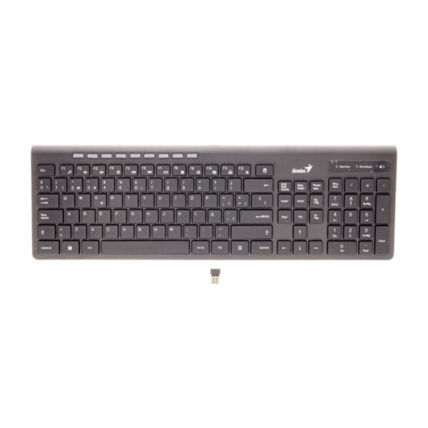 Teclado USB SP Modeo Slimstar 7230 Wireless Negro GENIUS Inalámbrica