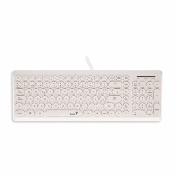 Teclado USB  Modelo Slimstar Q200 Teclas Redondas GENIUS Inalámbrica