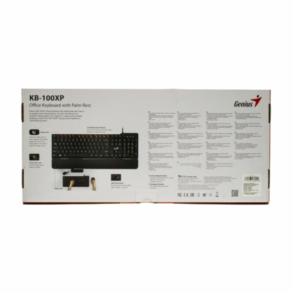 Teclado Smart USB Negro GENIUS Con Cable - Imagen 2