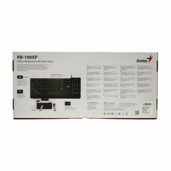 Teclado Smart USB Negro GENIUS Con Cable - Imagen 2