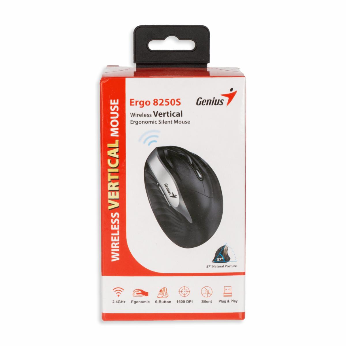 Mouse Ergonómico Ergo 8250 GENIUS Wireless