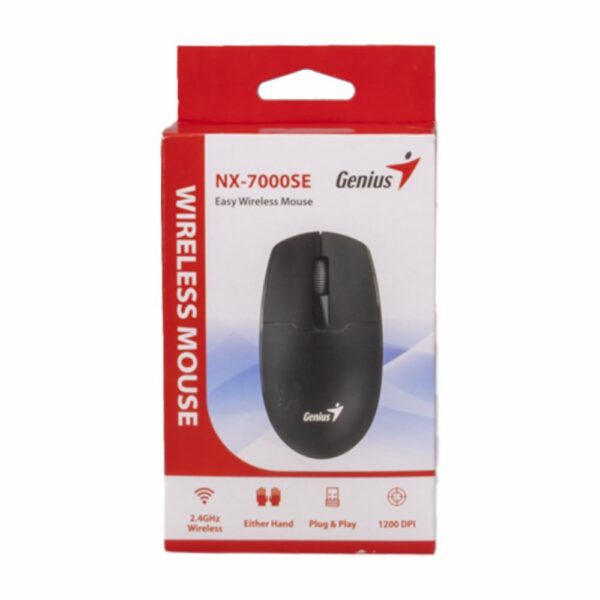 Mouse Modelo NX-7009 1200DPI Negro GENIUS Inalámbrica - Imagen 3