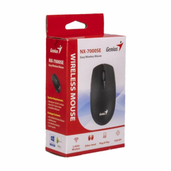 Mouse Modelo NX-7009 1200DPI Negro GENIUS Inalámbrica - Imagen 5