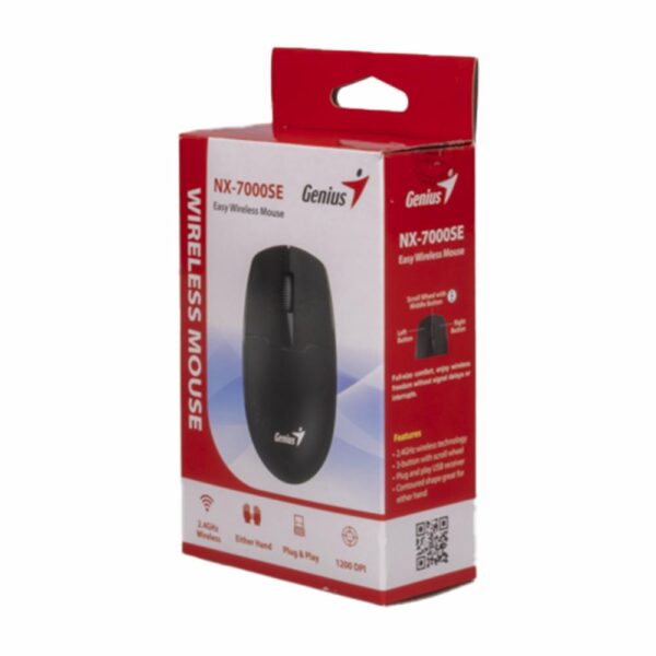 Mouse Modelo NX-7009 1200DPI Negro GENIUS Inalámbrica - Imagen 6