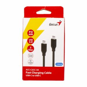 Cable De Carga USB Tipo C - USB Tipo C GENIUS 150 Cm