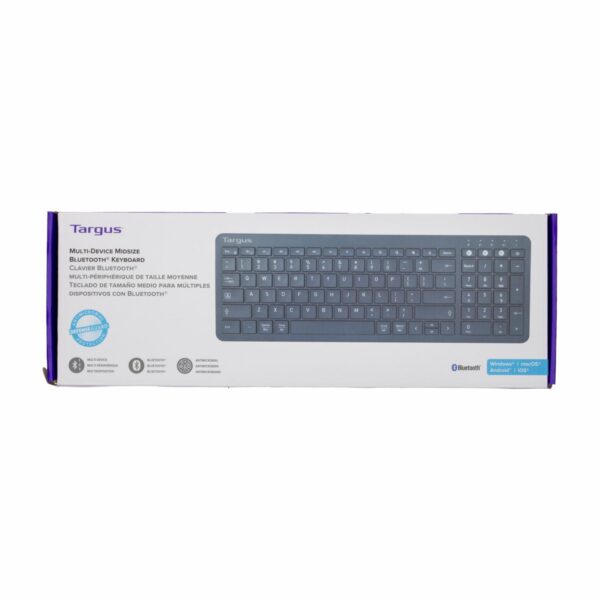 Teclado Bluetooth multidispositivo mediano Compatible Con Mac OS Y Windows TARGUS Inalámbrica - Imagen 3