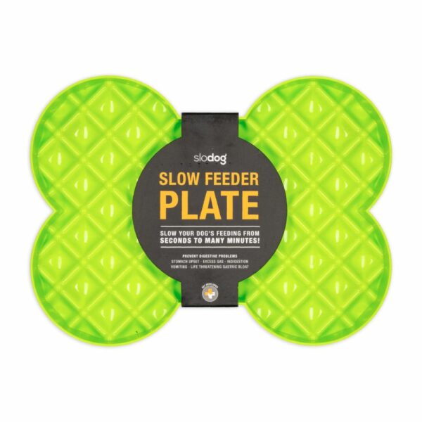 Plato De Mascota Para Untar Comida Color Verde LICKIMAT Mediano