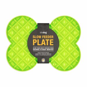 Plato De Mascota Para Untar Comida Color Verde LICKIMAT Mediano