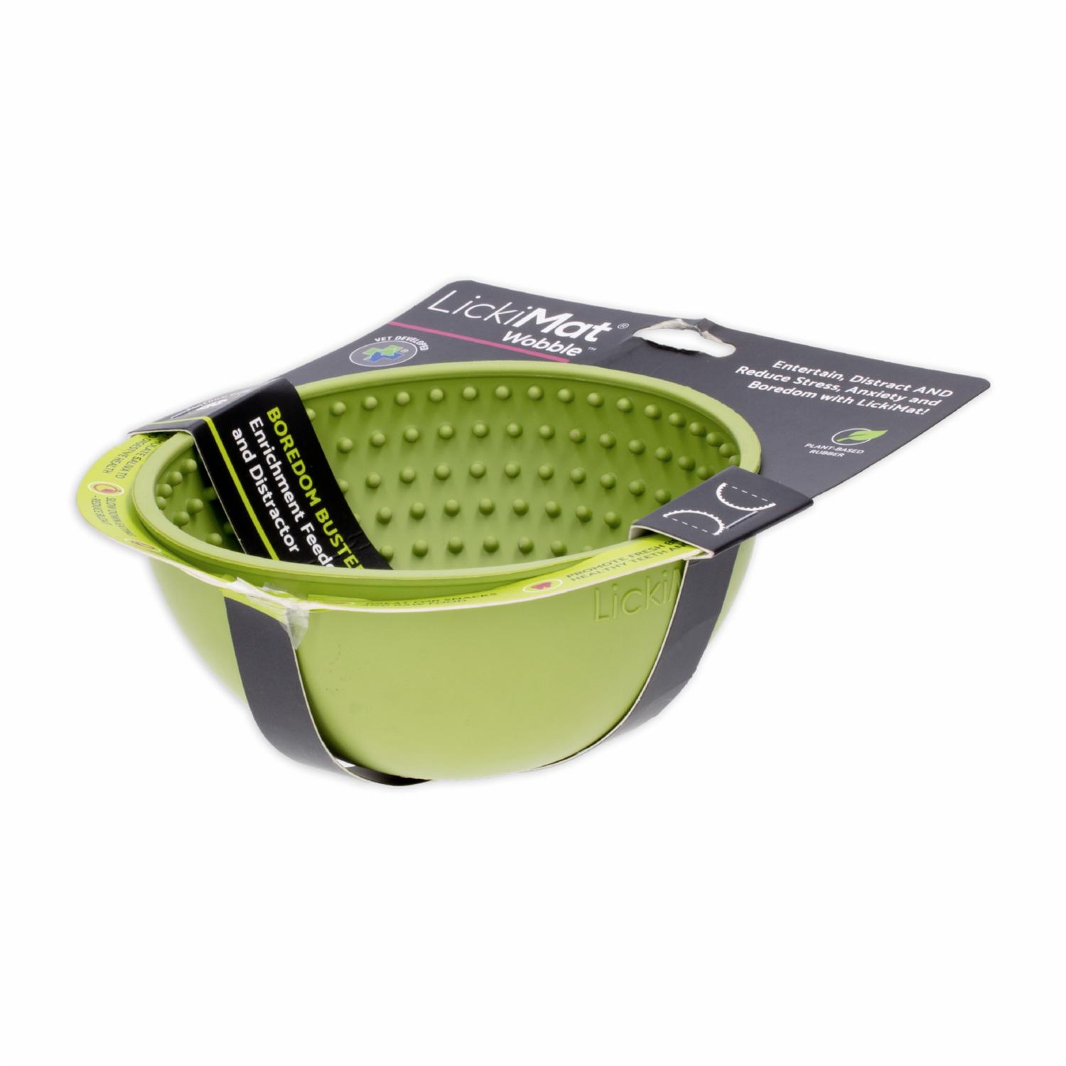 Tazón Para Mascota Para Untar Comida Color Verde LICKIMAT Mediano - Imagen 2