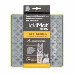 Tapete De Mascota Para Untar Comida Color Verde LICKIMAT Mediano