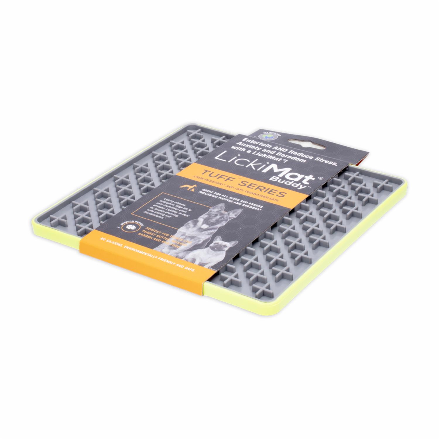 Tapete De Mascota Para Untar Comida Color Verde LICKIMAT Mediano - Imagen 3