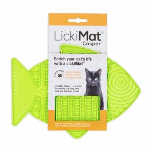Tapete De Mascota Para Untar Comida Color Verde LICKIMAT Mediano