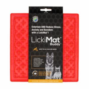 Tapete De Mascota Para Untar Color Rosado LICKIMAT Mediano