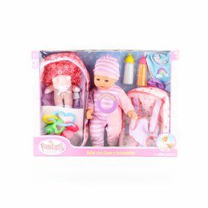 Set De Juego Bebé Con Cuna FANTASY Incluye Accesorios