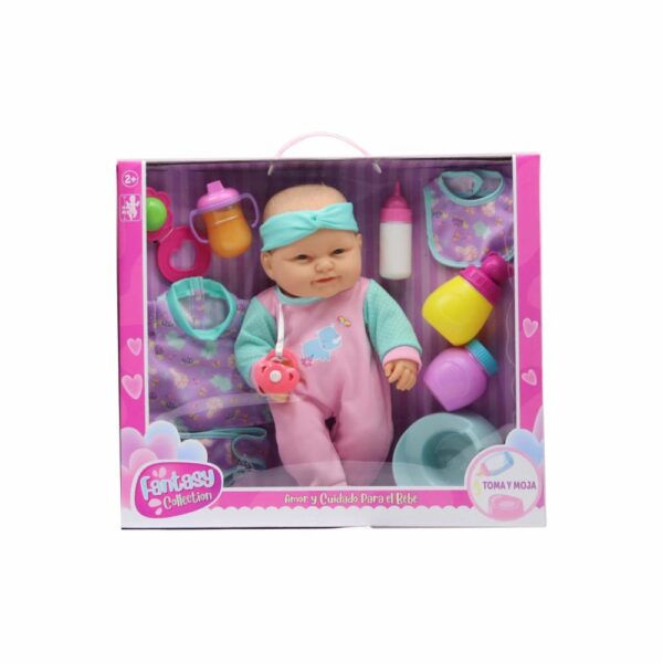 Muñeca Bebé FANTASY Incluye Accesorios - Imagen 3