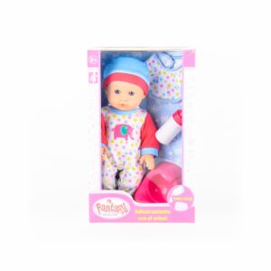 Muñeca Bebé Toma Y Hace Pipi FANTASY Incluye Accesorios