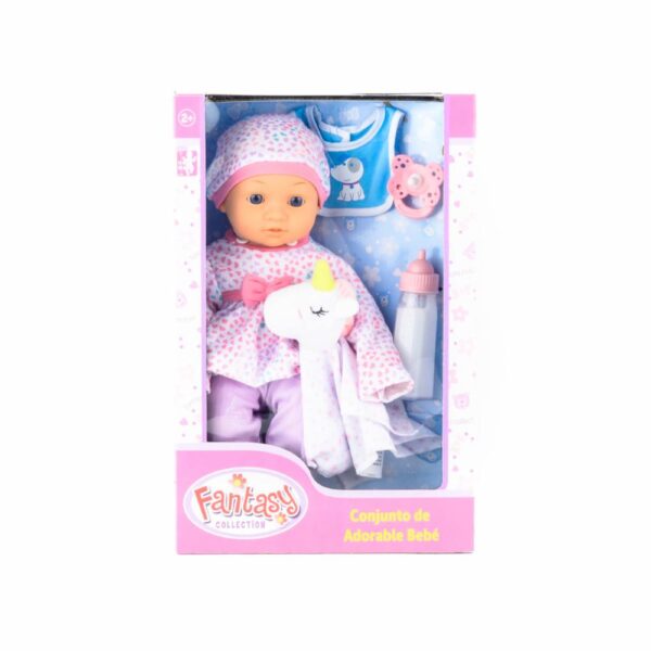 Muñeca Bebé FANTASY Incluye Accesorios