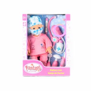 Muñeca Con Juego De Doctor FANTASY Incluye Accesorios