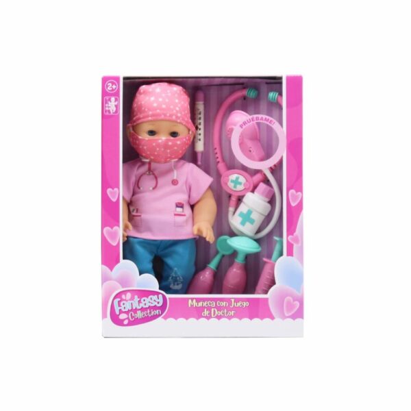 Set De Juego Muñeca Doctora FANTASY Incluye Accesorios - Imagen 3