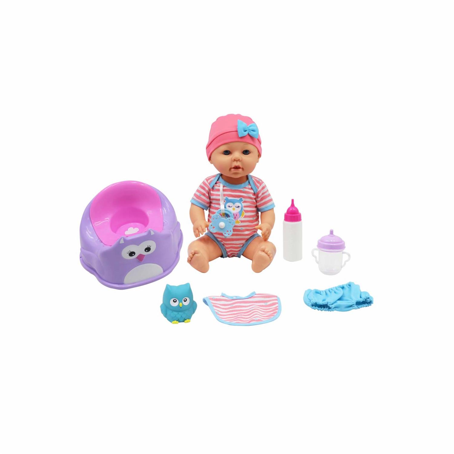Muñeca Bebé Toma Y Hace Pipi FANTASY Incluye Accesorios