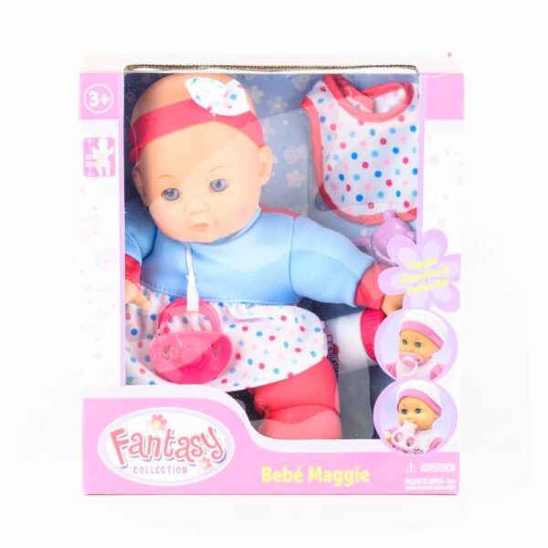 Muñeca Bebé Maggie FANTASY Incluye Accesorios