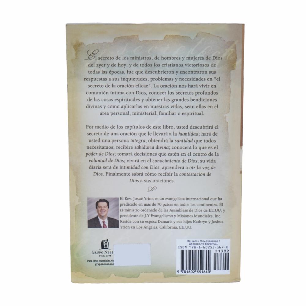 El Secreto De La Oración Eficaz Josué Yrion HARPER COLLINS 274 Páginas - Imagen 2