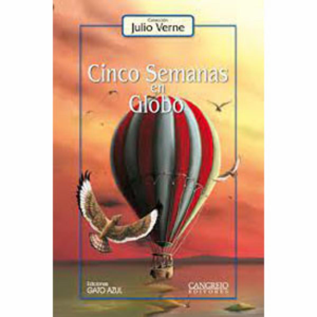 Libro Cinco Semanas En Globo EL GATO DE HOJALATA 339 Páginas