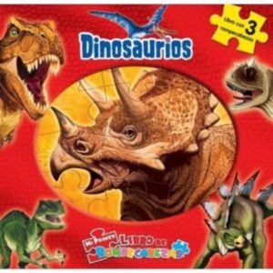 Libro Dinosaurios Libro Rompecabezas PHIDAL 5 Páginas