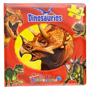 Libro Dinosaurios Libro Rompecabezas PHIDAL 5 Páginas