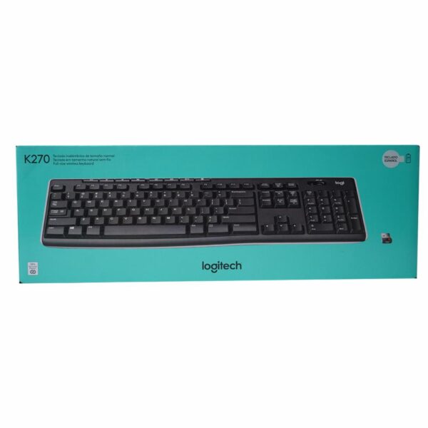 Teclado K270 Negro LOGITECH Inalámbrico - Imagen 2