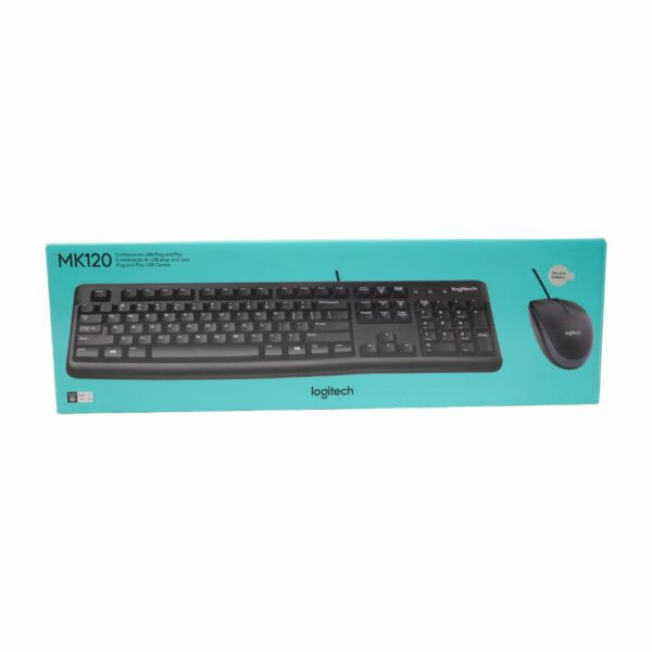 Teclado + Mouse Mk120 LOGITECH USB - Imagen 4