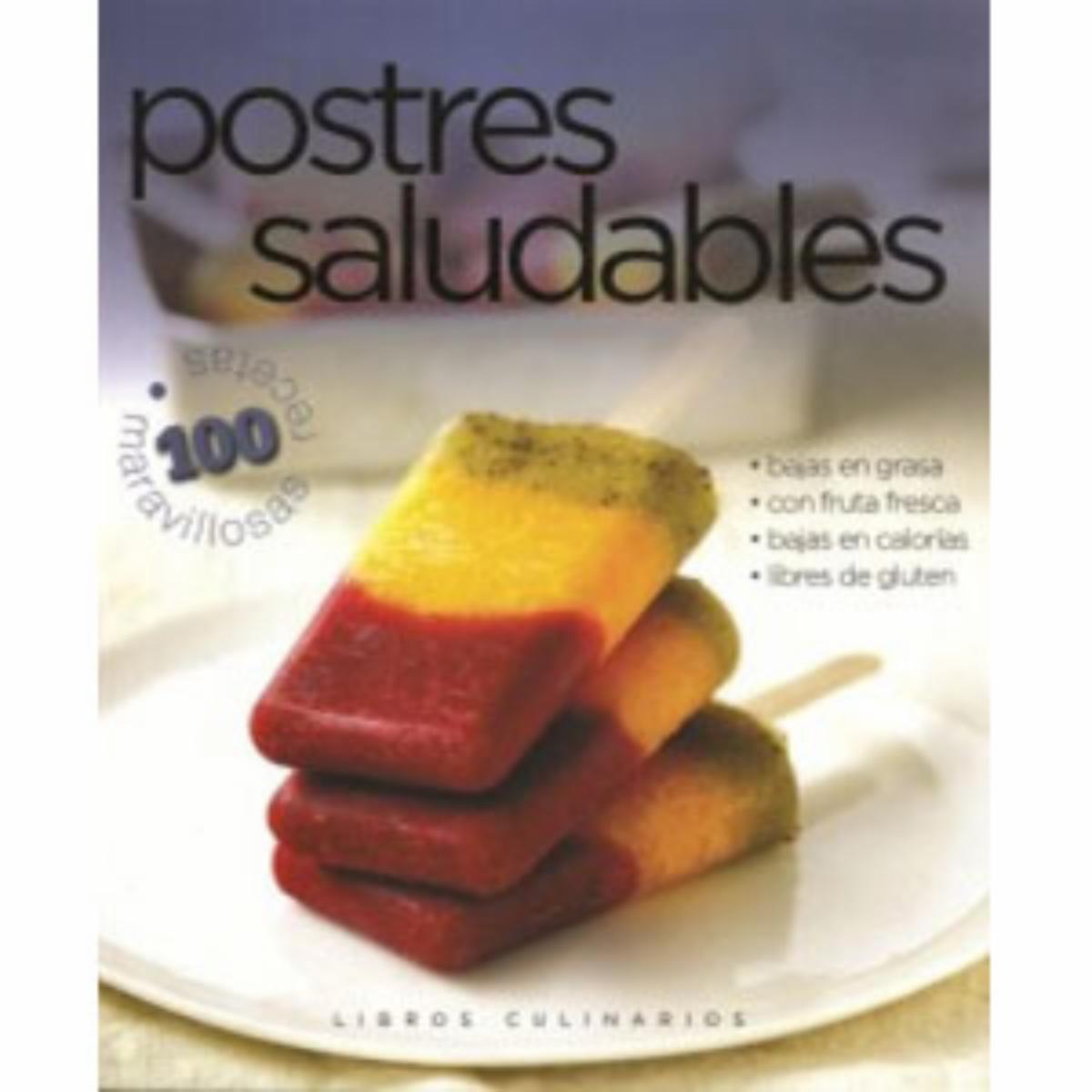 Libro De Cocina Postres Saludables MR.BOOKS 119 Páginas
