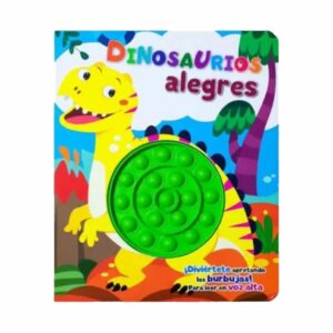 Libro Apretando Burbujas Dinosaurios Alegres SILVER DOLPHIN 198 Páginas