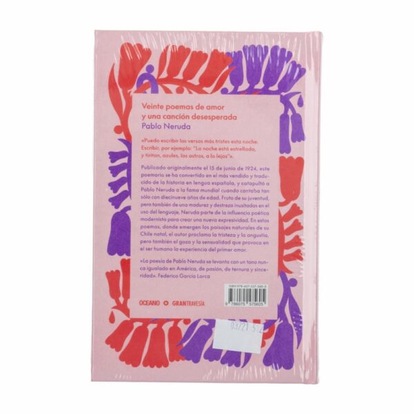 Libro Veinte Poemas De Amor Y Una Canción Desesperada GRANTRAVESIA 104 Páginas - Imagen 2