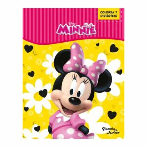 Libro Colorea Y Diviértete Minnie PLANETA JUNIOR 34 Páginas