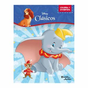 Libro Colorea Y Diviértete Clásicos PLANETA JUNIOR 16 Páginas