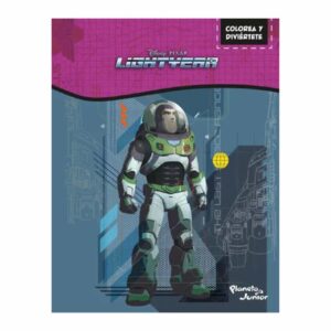 Libro Colorea Y Diviértete Lightyear PLANETA JUNIOR 48 Páginas