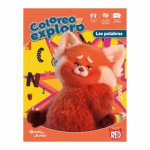 Libro Coloreo Y Exploro Las Palabras. Red PLANETA 26 Páginas