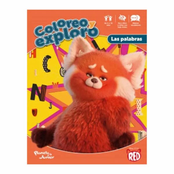 Libro Coloreo Y Exploro Las Palabras. Red PLANETA 26 Páginas