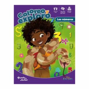 Libro Coloreo Y Exploro Los Números Encanto PLANETA 26 Páginas