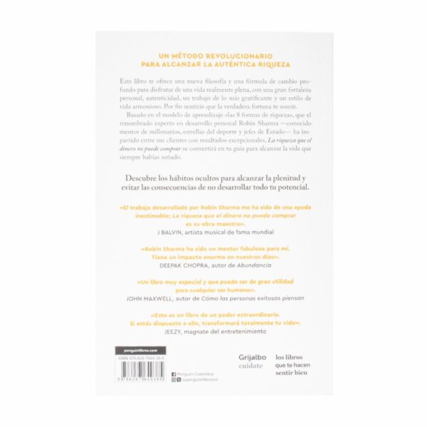 Libro La Riqueza Que EL Dinero No Puede Comprar MR.BOOKS 400 Páginas - Imagen 2