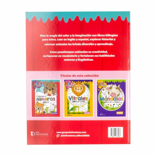 Libro Colorear Por Números Animales Colección Para Niños MR.BOOKS 64 Páginas - Imagen 2