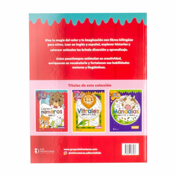 Libro Colorear Por Números Animales Colección Para Niños MR.BOOKS 64 Páginas - Imagen 2