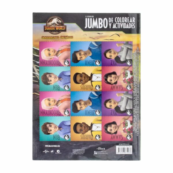 Libro Jumbo Para Colorear Y Actividades Campamento Cretácico MR.BOOKS 64 Páginas - Imagen 2