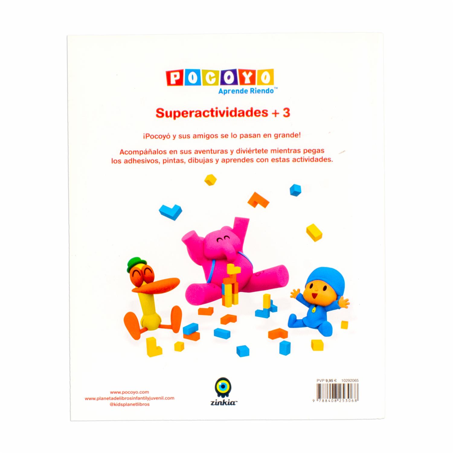 Libro De Actividades Pocoyo + 3 Cuentos Didácticos MR.BOOKS 84 Páginas