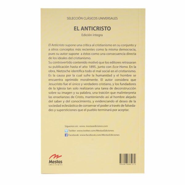 Libro El Anticristo MESTAS 128 Páginas - Imagen 2