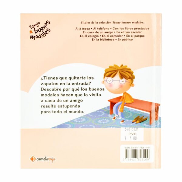 Libro Infantil Buenos Modales En Casa De Un Amigo MR.BOOKS 24 Páginas - Imagen 2